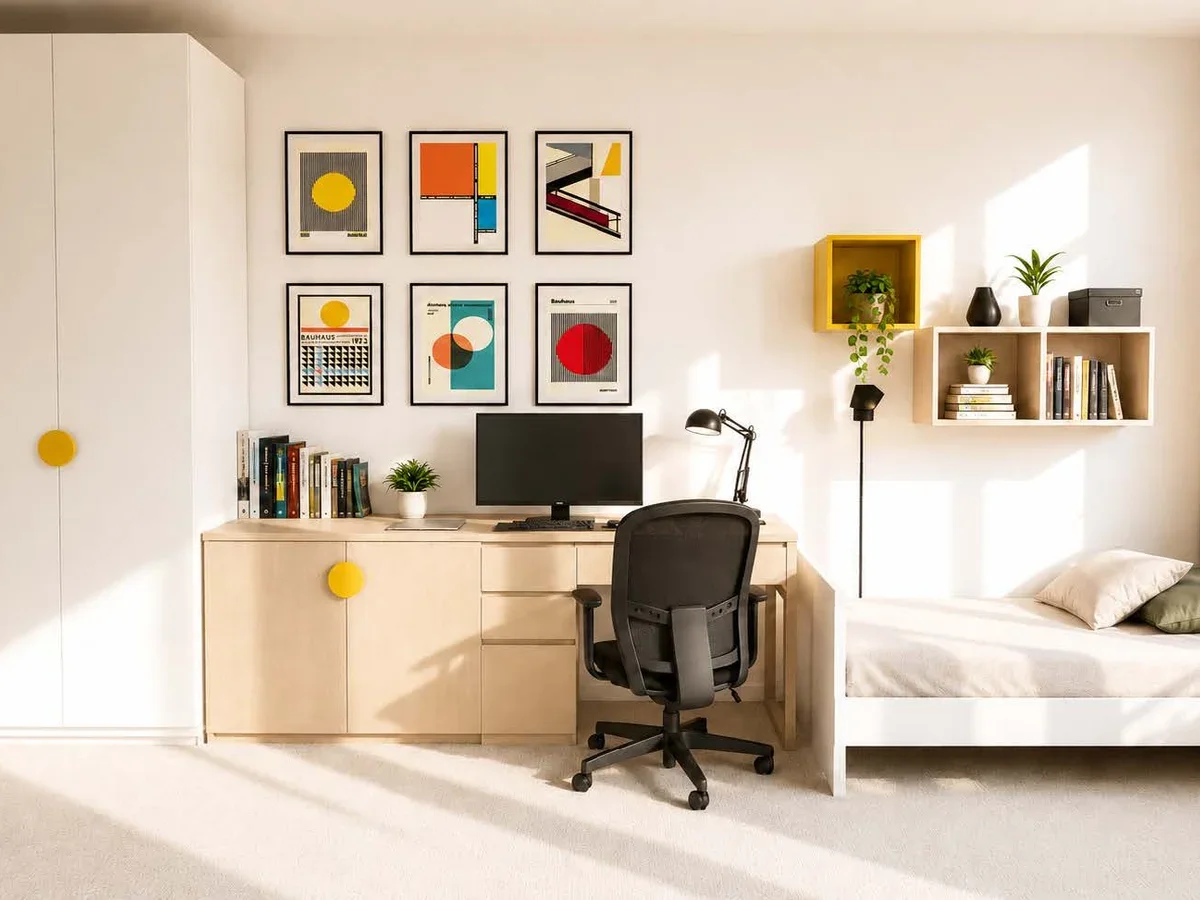 Designové spolubydlení – čtyři pokoje, velký společný obývák s kuchyní, dvě koupelny — fotka 3