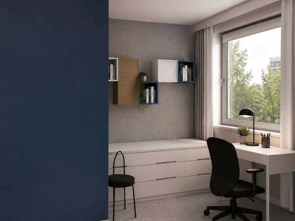 Designové spolubydlení – čtyři pokoje, velký společný obývák s kuchyní, dvě koupelny — fotka 2